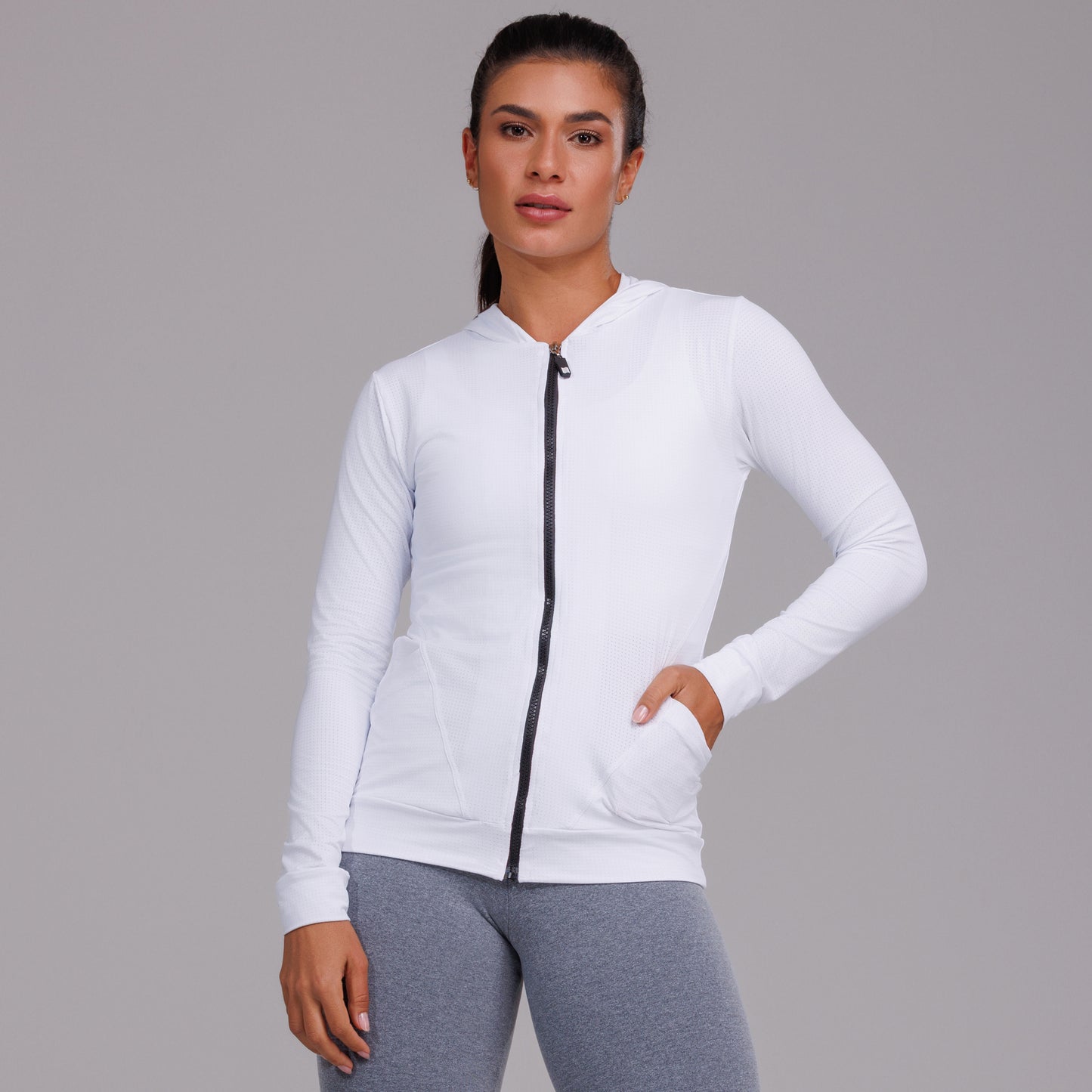 Jacket with Pockets and Cutouts