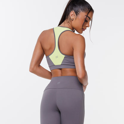 Top Decote Bicolor