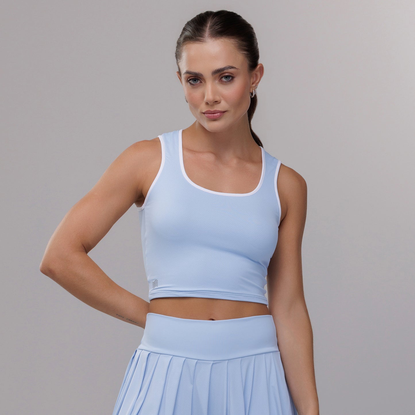 Camiseta sin mangas con forma de caja
